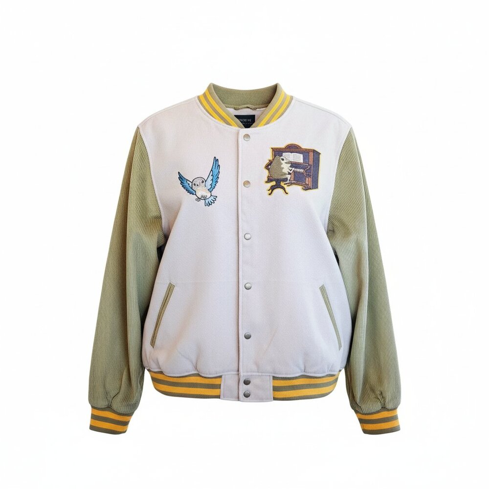 Cartoon Network Over the Garden Wall Icons Characters Varsity Jacket Size XL - Picture 2 of 16